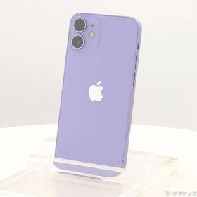 〔中古〕Apple(アップル) iPhone12 mini 64GB パープル MJQC3J／A SIMフリー〔269-ud〕