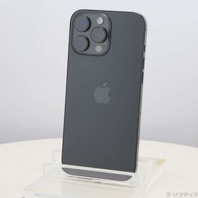 (中古)Apple iPhone16 Pro Max 1TB ブラックチタニウム MYWQ3J/A SIMフリー(344-ud)