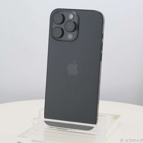 (中古)Apple iPhone16 Pro Max 256GB ブラックチタニウム MYWG3J/A SIMフリー(377-ud)