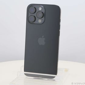 (中古)Apple iPhone16 Pro Max 512GB ブラックチタニウム MYWL3J/A SIMフリー(269-ud)