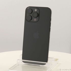 (中古)Apple iPhone16 Pro Max 256GB ブラックチタニウム MYWG3J/A SIMフリー(297-ud)