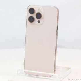 (中古)Apple iPhone16 Pro Max 256GB デザートチタニウム MYWJ3J/A SIMフリー(305-ud)
