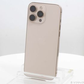 (中古)Apple iPhone16 Pro Max 256GB デザートチタニウム MYWJ3J/A SIMフリー(377-ud)