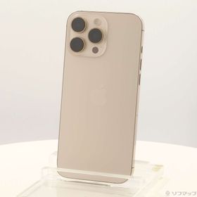 (中古)Apple iPhone16 Pro Max 256GB デザートチタニウム MYWJ3J/A SIMフリー(305-ud)