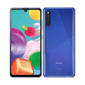 Galaxy A41 SCV48[64GB] UQモバイル ブルー【安心保証】
