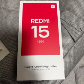 Redmi 15 5G Midnight Black 本体 128GB ROM
