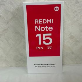【新品】Xiaomi REDMI Note 15 Pro 5G 8GB+256G
