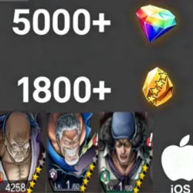 ワンピースバウンティラッシュ Nusjuro+Garp+Kuzan💎5000+✨1800+
