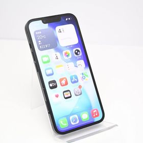 【液晶美品】SIMフリー au iPhone 14 128GB ミッドナイト