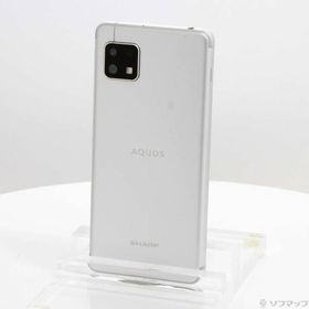 〔中古〕SHARP(シャープ) AQUOS sense4 lite 64GB シルバー SH-RM15 楽天 SIMフリー〔297-ud〕