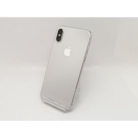 【中古】Apple au 【SIMロック解除済み】 iPhone XS 64GB シルバー MTAX2J/A【津田沼】保証期間１ヶ月【ランクC】