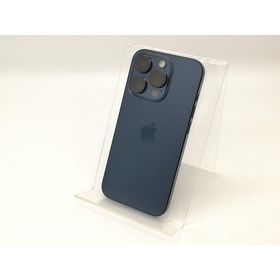 【中古】Apple 国内版 【SIMフリー】 iPhone 15 Pro 256GB ブルーチタニウム MTUG3J/A【秋葉4号】保証期間１ヶ月【ランクC】