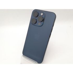 【中古】Apple 国内版 【SIMフリー】 iPhone 15 Pro 1TB ブルーチタニウム MTUU3J/A【アリオ倉敷】保証期間１ヶ月【ランクB】