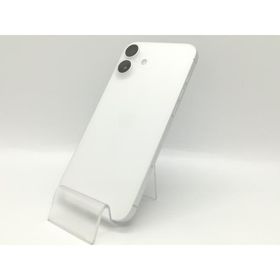 【中古】Apple 国内版 【SIMフリー】 iPhone 16 Plus 128GB ホワイト MXVC3J/A【福岡天神】保証期間１ヶ月【ランクC】