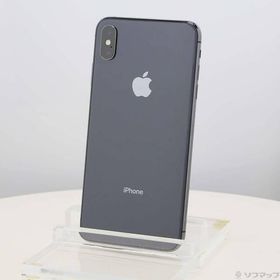 〔中古〕Apple(アップル) iPhoneXS Max 256GB スペースグレイ MT6U2J／A SIMフリー〔262-ud〕