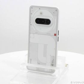 〔中古〕Nothing（ナッシング） Phone (3a) 128GB ホワイト A10400155 SIMフリー〔295-ud〕