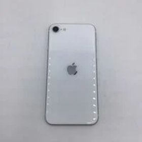 中古 【SIMロック解除済み】【SoftBank】Apple iPhoneSE 4.7インチ (第2世代/2020) 128GB (ホワイト) MXD12J/A 155517 状態： C:並品