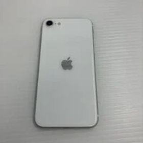 中古 【SIMロック解除済み】【docomo】Apple iPhoneSE 4.7インチ (第2世代/2020) 64GB (ホワイト) MX9T2J/A 155496 状態： C:並品