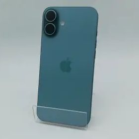 【中古】Apple 国内版 【SIMフリー】 iPhone 16 Plus 128GB ティール MXVF3J/A【柏】保証期間１ヶ月【ランクA】