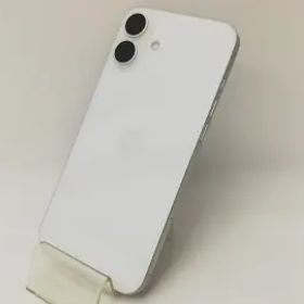 【中古】Apple 国内版 【SIMフリー】 iPhone 16 Plus 128GB ホワイト MXVC3J/A【広島本通】保証期間１ヶ月【ランクA】