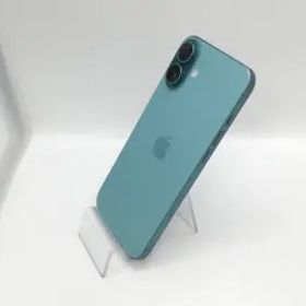 【中古】Apple 国内版 【SIMフリー】 iPhone 16 Plus 256GB ティール MXVL3J/A【浜松駅前】保証期間１ヶ月【ランクA】