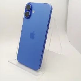 【中古】Apple 国内版 【SIMフリー】 iPhone 16 Plus 128GB ウルトラマリン MXVE3J/A【川崎駅前】保証期間１ヶ月【ランクA】