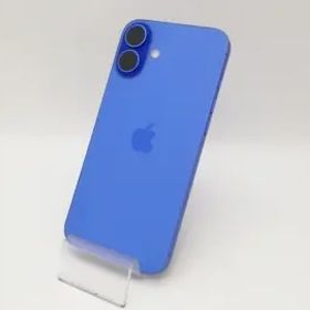 【中古】Apple 国内版 【SIMフリー】 iPhone 16 Plus 256GB ウルトラマリン MXVK3J/A【広島】保証期間１ヶ月【ランクA】