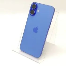 【中古】Apple 国内版 【SIMフリー】 iPhone 16 Plus 128GB ウルトラマリン MXVE3J/A【秋葉4号】保証期間１ヶ月【ランクA】