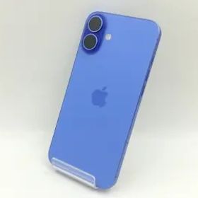 【中古】Apple 国内版 【SIMフリー】 iPhone 16 Plus 128GB ウルトラマリン MXVE3J/A【熊本】保証期間１ヶ月【ランクA】