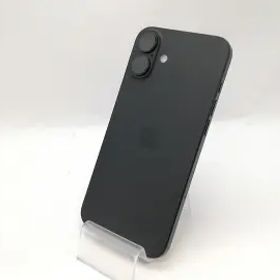 【中古】Apple 国内版 【SIMフリー】 iPhone 16 Plus 256GB ブラック MXVG3J/A【府中ル・シーニュ】保証期間１ヶ月【ランクA】