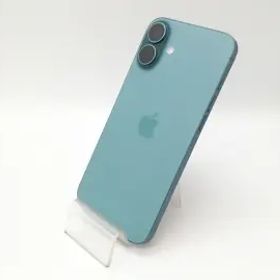 【中古】Apple 国内版 【SIMフリー】 iPhone 16 Plus 128GB ティール MXVF3J/A【アリオ倉敷】保証期間１ヶ月【ランクB】