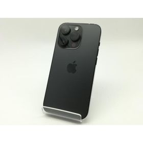 【中古】Apple SoftBank 【SIMフリー】 iPhone 14 Pro 256GB スペースブラック MQ0Q3J/A【広島】保証期間１ヶ月【ランクC】