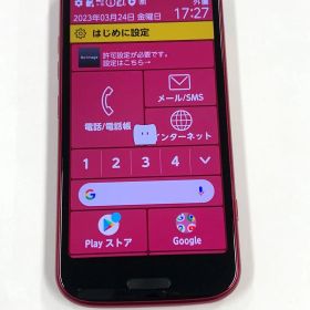 ジャンク品 docomo らくらくスマートフォン F-52B ピンク