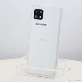 (中古)SHARP AQUOS sense6 64GB シルバー SH-54B docomo SIMフリー(305-ud)