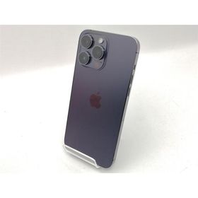【中古】Apple docomo 【SIMフリー】 iPhone 14 Pro Max 256GB ディープパープル MQ9E3J/A【池袋東口】保証期間１ヶ月【ランクC】