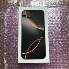中古 【国内版SIMフリー】Apple iPhone16 Pro 512GB デザートチタニウム MYN63J/A 170314 状態： A:美品