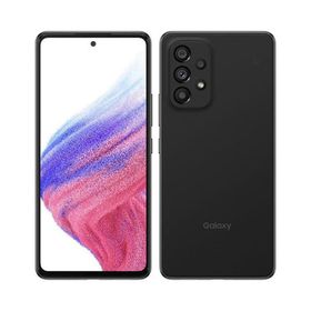 Galaxy A53 5G SCG15[128GB] UQモバイル オーサムブラック【安…