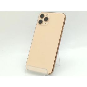 【中古】Apple au 【SIMロック解除済み】 iPhone 11 Pro 512GB ゴールド MWCF2J/A【静岡】保証期間1ヶ月【ランクB】