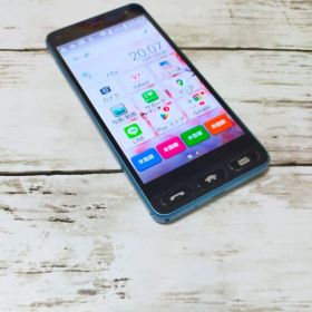 Ymobile かんたんスマホ ブルー SIMフリー ワンセグ b-0