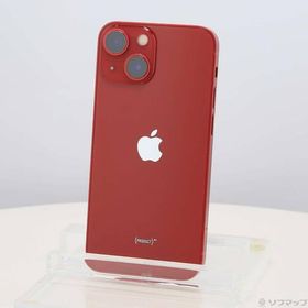 〔中古〕Apple(アップル) iPhone13 mini 128GB プロダクトレッド MLJG3J／A SIMフリー〔276-ud〕