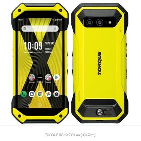 【Simフリー】★本体未使用★ TORQUE 5G KYG01 128GB イエロー【フィルム付き】