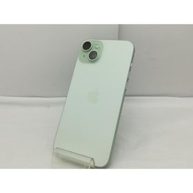 【中古】Apple 国内版 【SIMフリー】 iPhone 15 Plus 128GB グリーン MU0E3J/A【川崎】保証期間１ヶ月【ランクA】