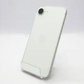 【中古】Apple SoftBank 【SIMフリー】 iPhone 16e 256GB ホワイト MD1W4J/A【新宿2】保証期間１ヶ月【ランクA】
