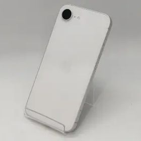 【中古】Apple 国内版 【SIMフリー】 iPhone 16e 128GB ホワイト MD1R4J/A【浜松駅前】保証期間１ヶ月【ランクA】