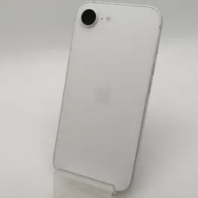 【中古】Apple au 【SIMフリー】 iPhone 16e 128GB ホワイト MD1R4J/A【大須2】保証期間１ヶ月【ランクA】