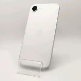 【中古】Apple au 【SIMフリー】 iPhone 16e 128GB ホワイト MD1R4J/A【M+南浦和駅前】保証期間１ヶ月【ランクA】