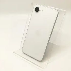 【中古】Apple 国内版 【SIMフリー】 iPhone 16e 128GB ホワイト MD1R4J/A【秋葉4号】保証期間１ヶ月【ランクA】
