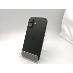 【中古】Apple 国内版 【SIMフリー】 iPhone 16 128GB ブラック MYDQ3J/A【ECセンター】保証期間１ヶ月【ランクB】