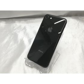 【中古】Apple docomo 【SIMロック解除済み】 iPhone 8 256GB スペースグレイ MQ842J/A【ECセンター】保証期間１週間【ランクC】