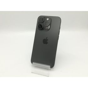 【中古】Apple 国内版 【SIMフリー】 iPhone 15 Pro 256GB ブラックチタニウム MTUC3J/A【福岡天神】保証期間１ヶ月【ランクC】
